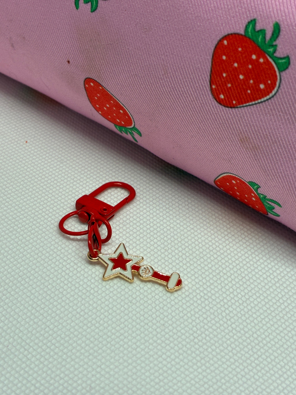 Red Star Wand Keychain