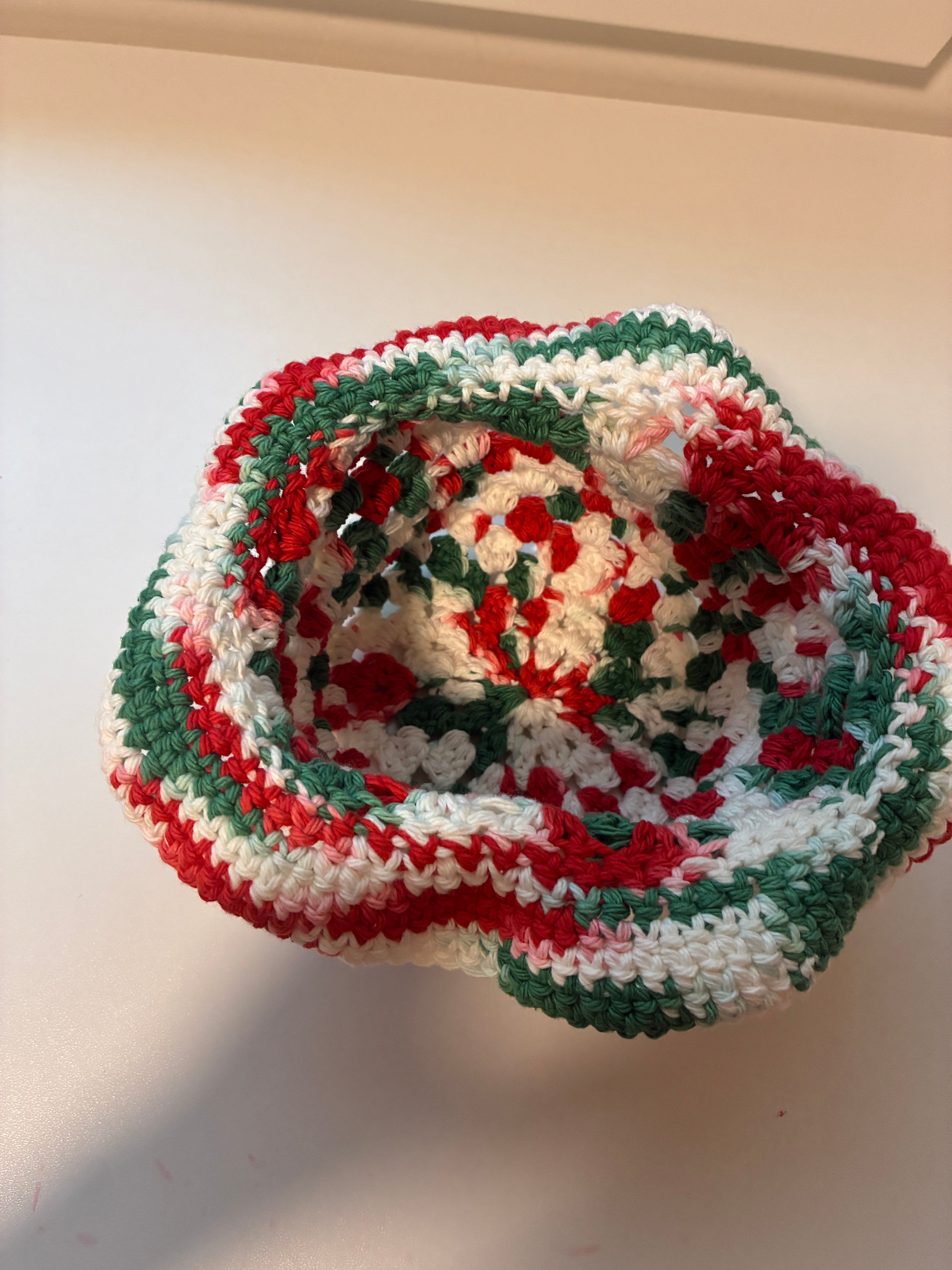 Crochet Christmas Bucket Hat