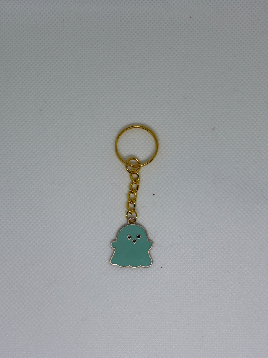 Teal Ghost Keychain