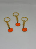 Orange Pumpkin Keychain