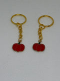 Red Pumpkin Keychain