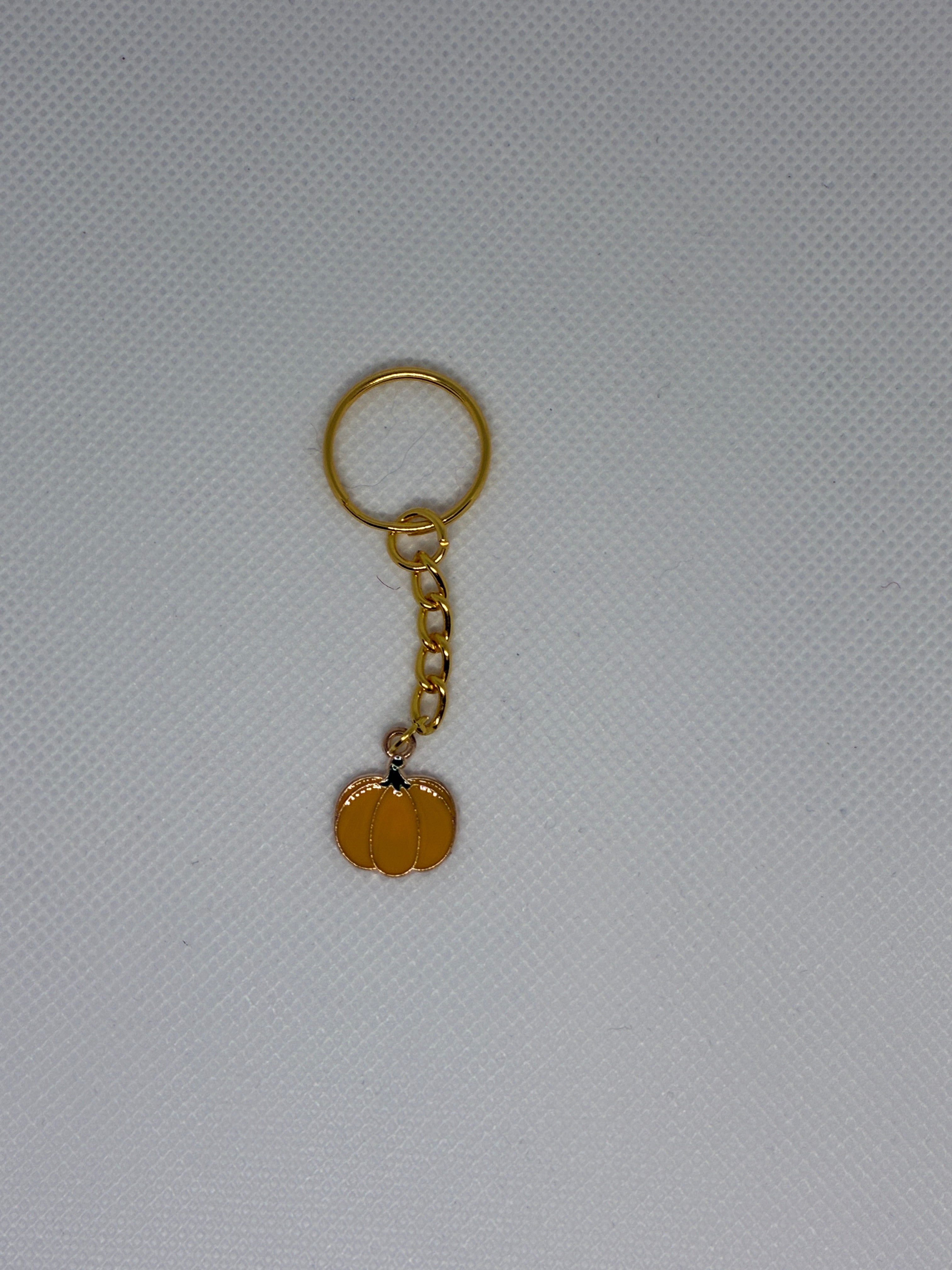 Yellow Pumpkin Keychain
