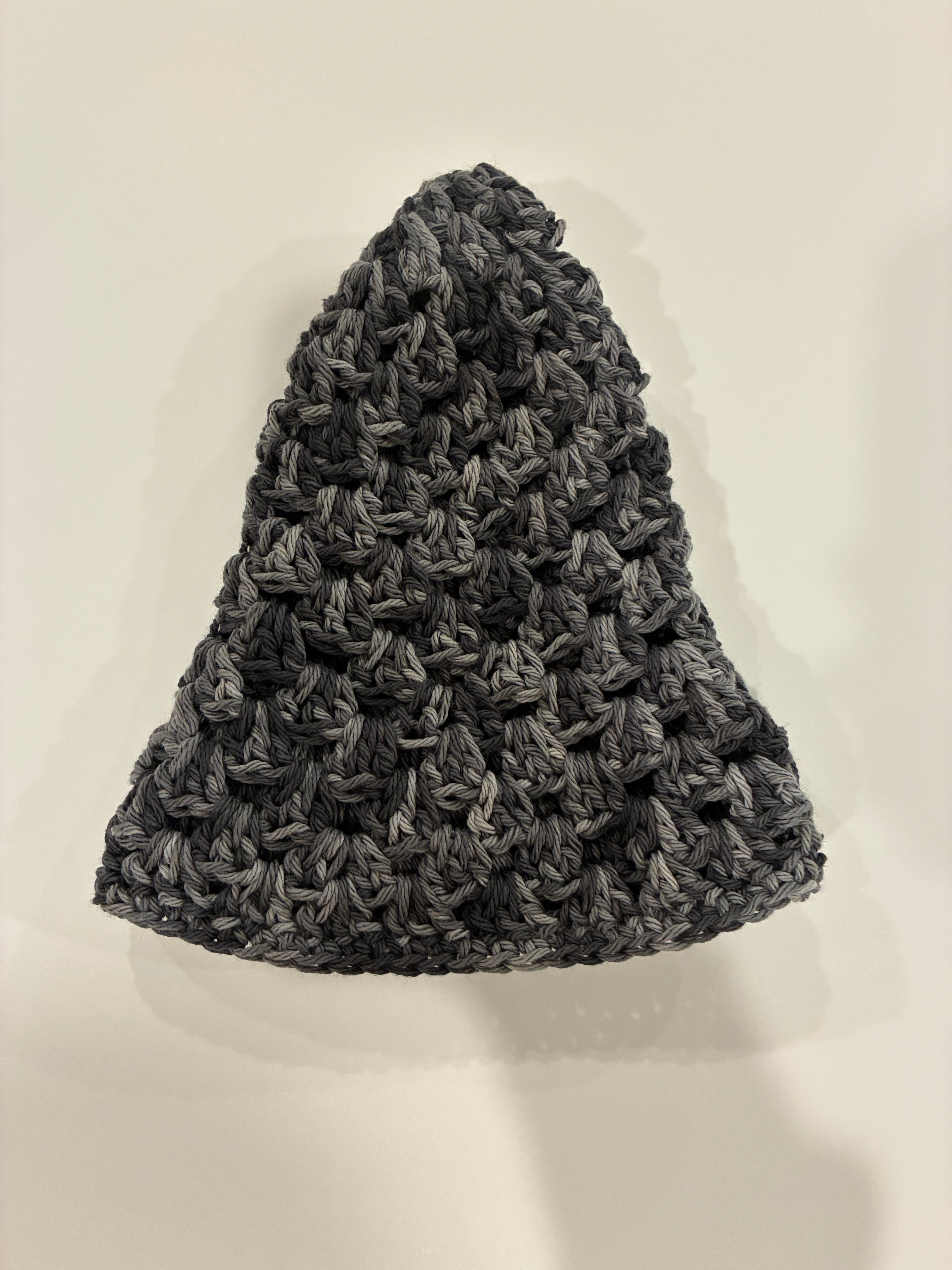 Gray Stripey Bucket Hat