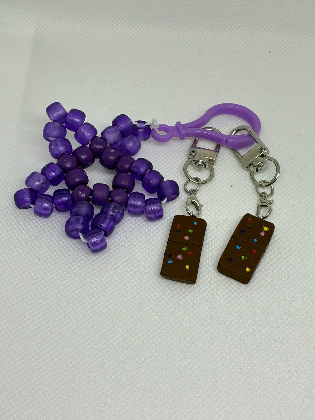 Clay Cosmic Brownie Keychain