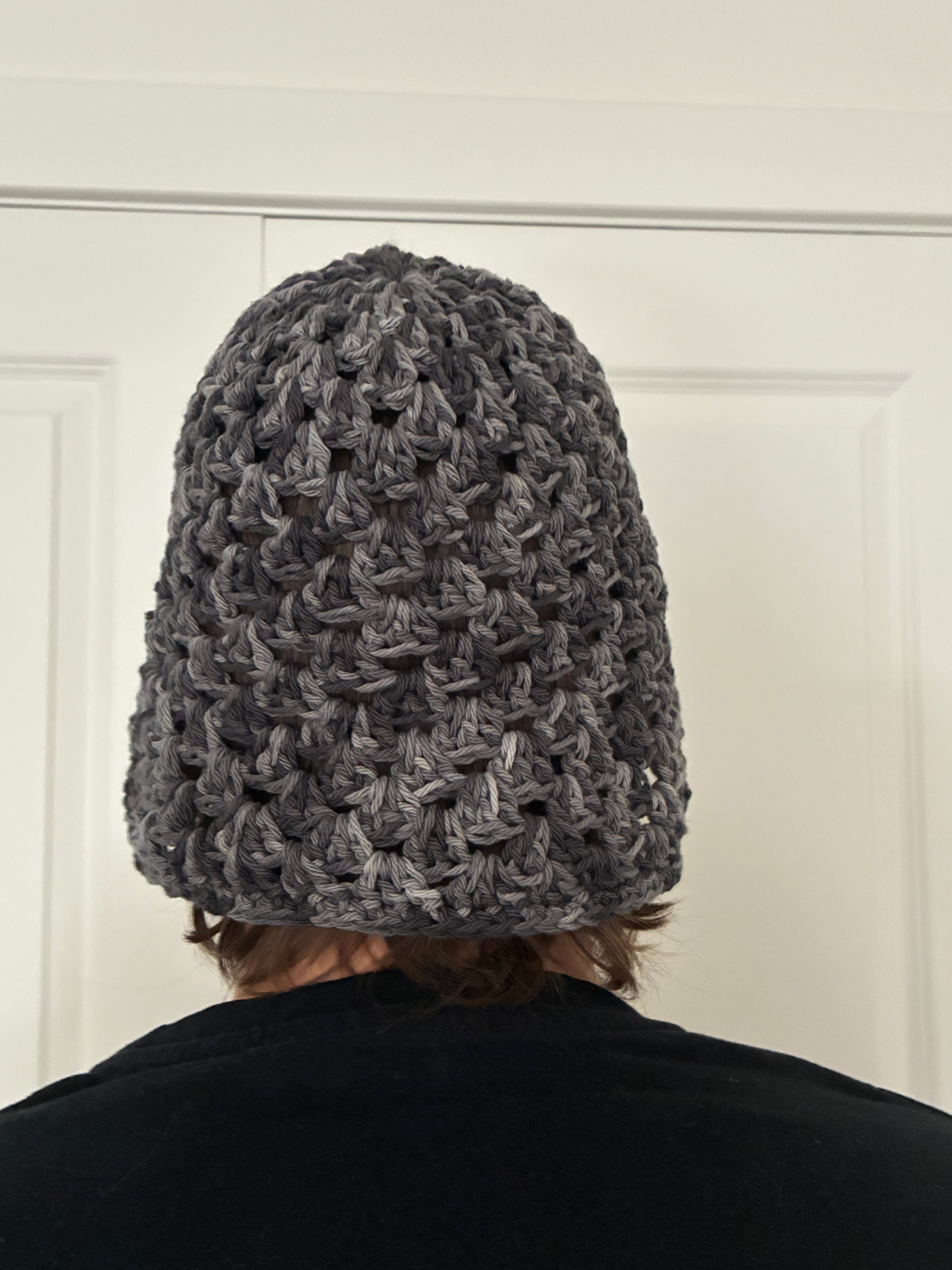 Gray Stripey Bucket Hat