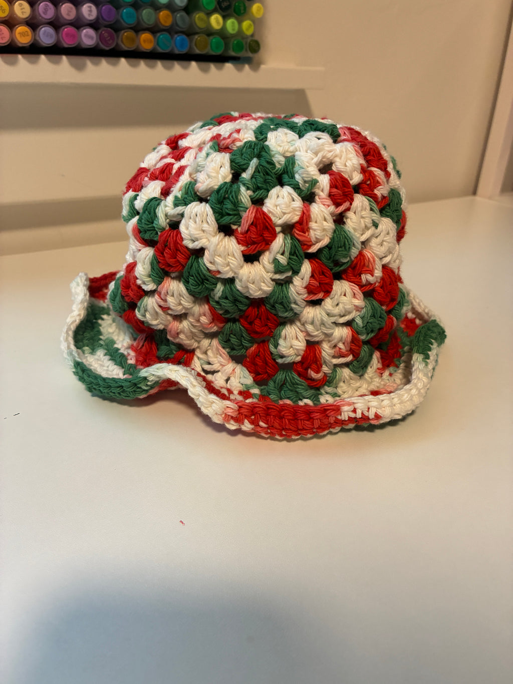 Crochet Christmas Bucket Hat