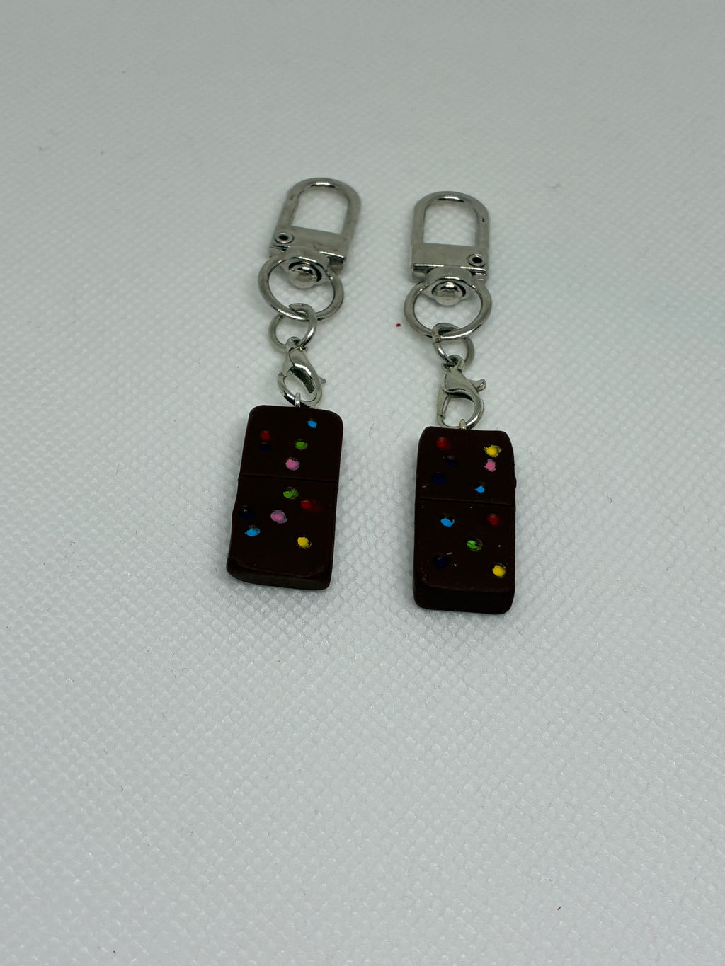 Clay Cosmic Brownie Keychain