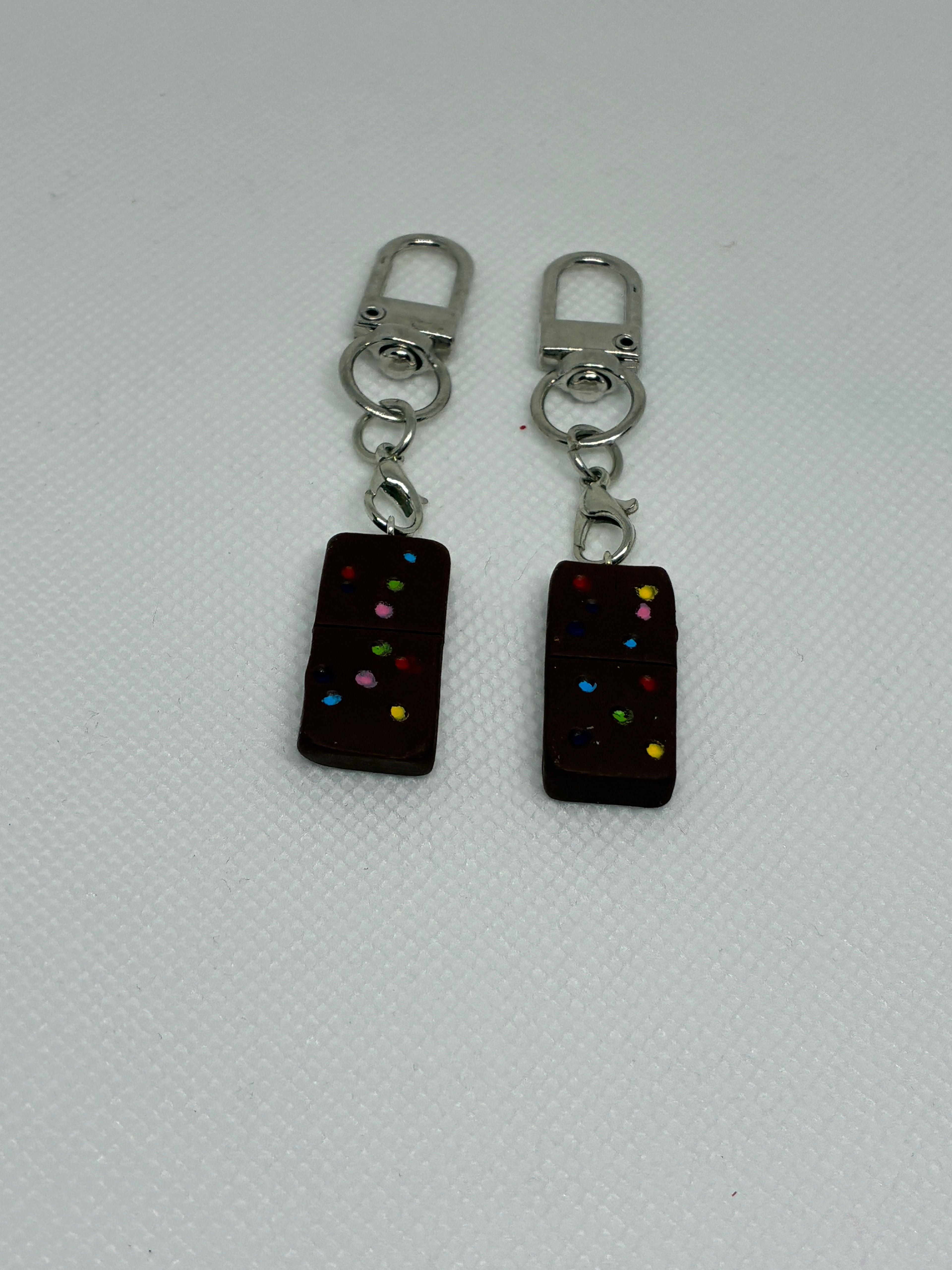 Clay Cosmic Brownie Keychain