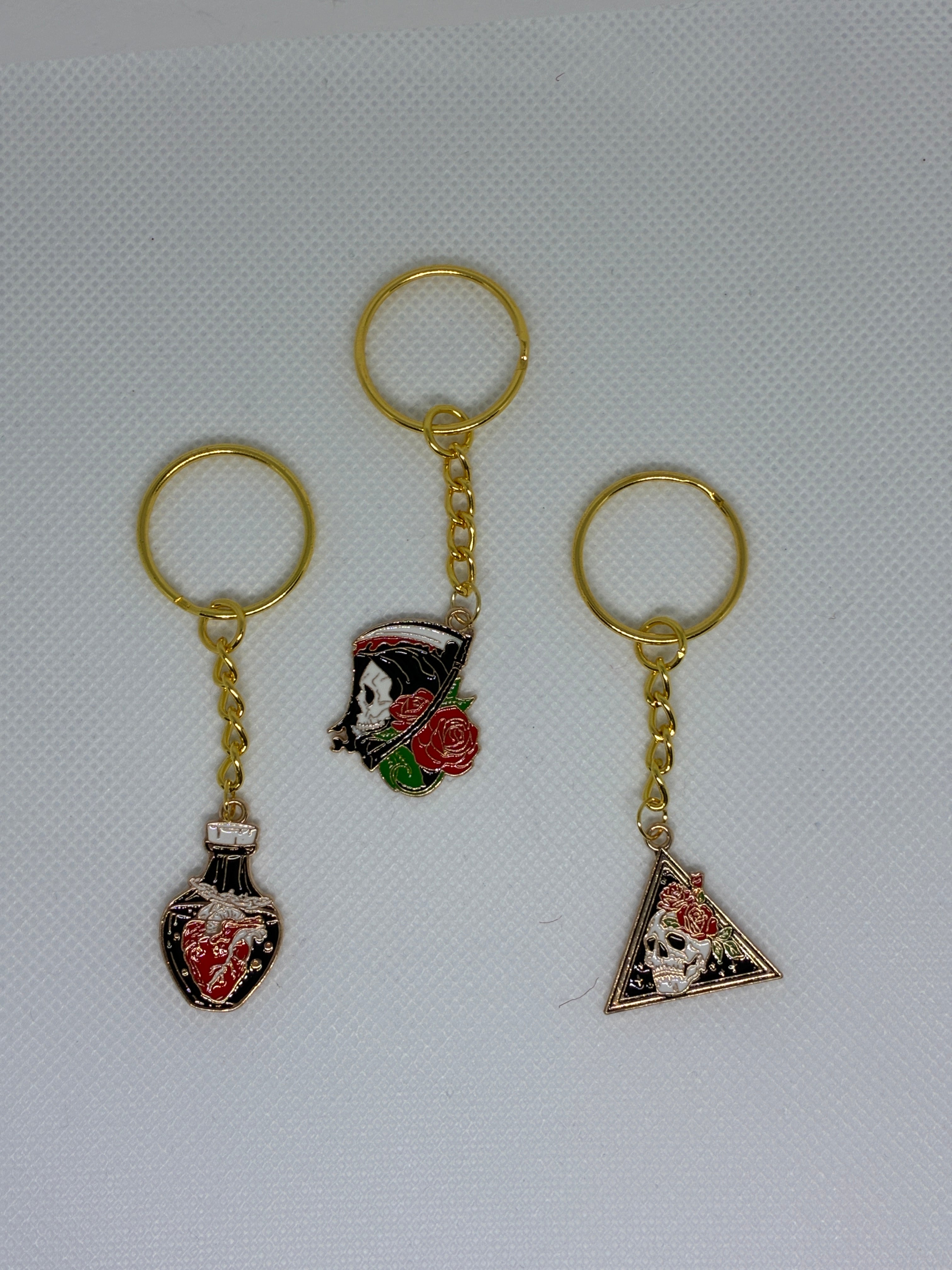 Dark Skull Keychain