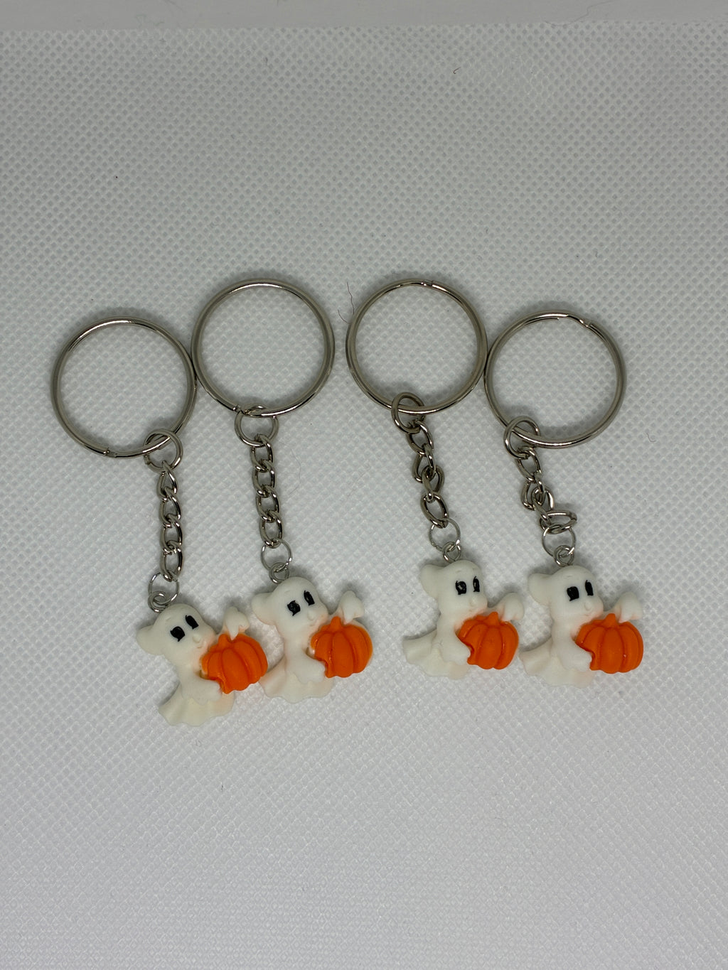 Pumpkin Ghost Keychain