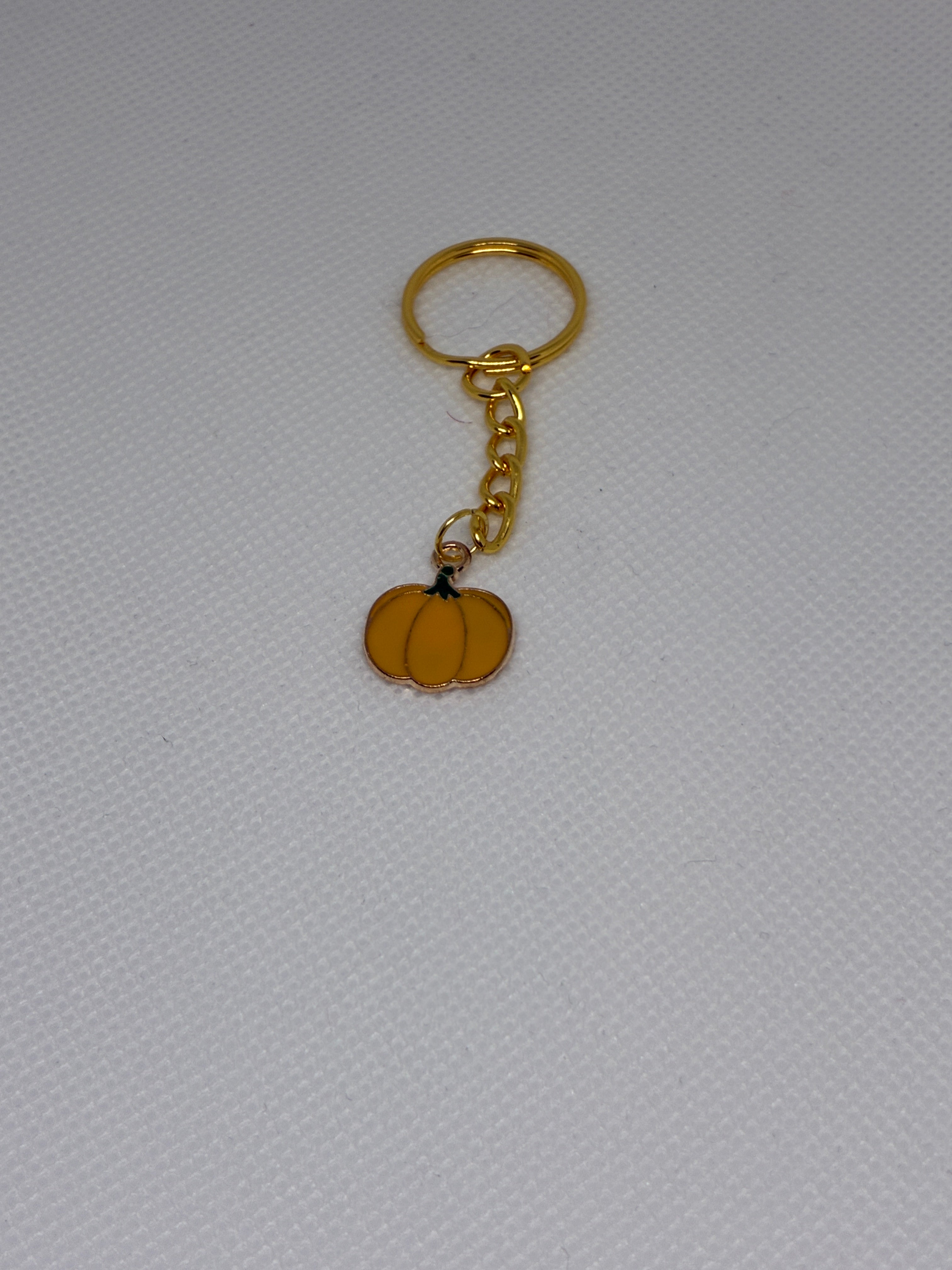 Yellow Pumpkin Keychain
