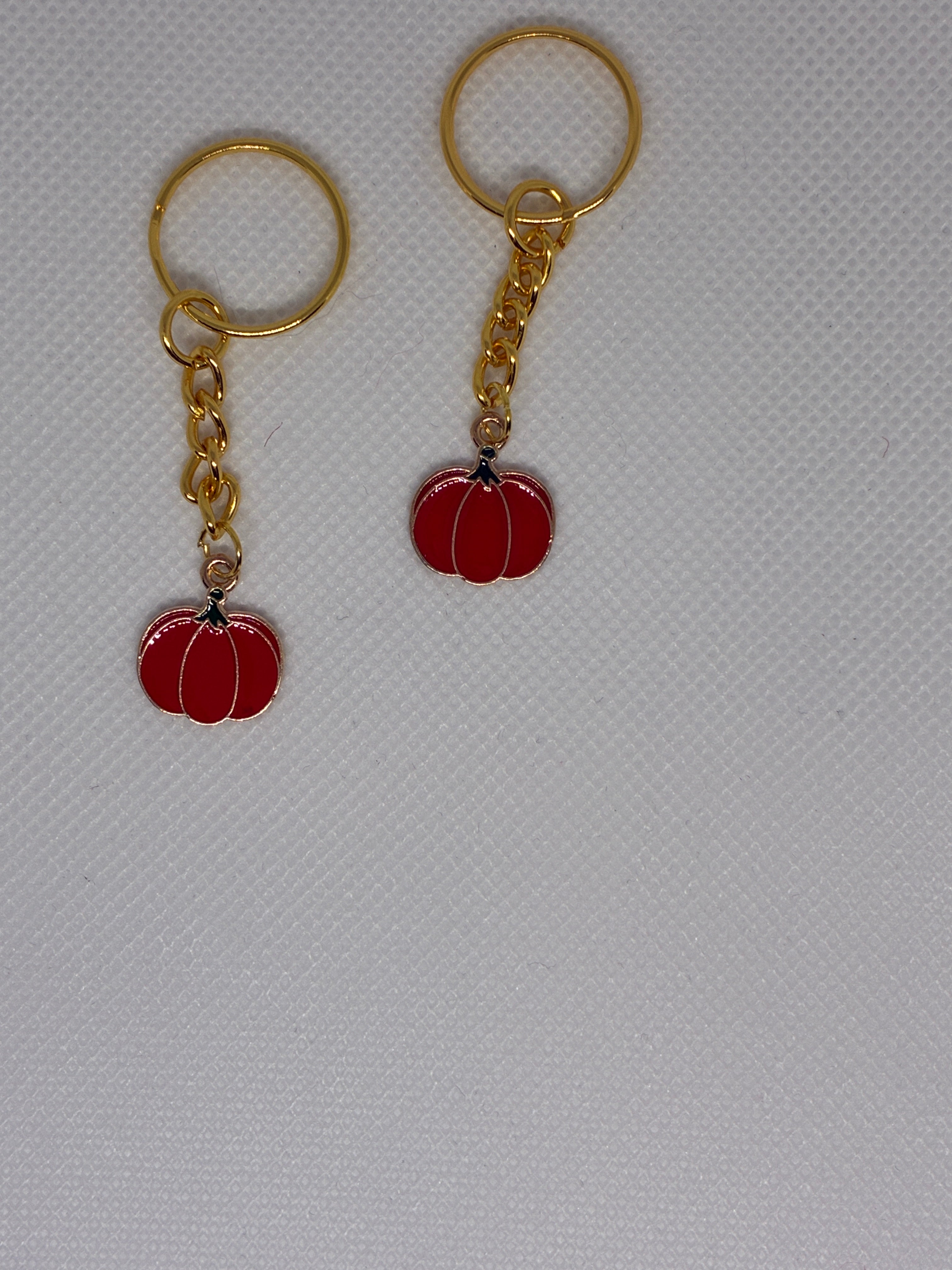 Red Pumpkin Keychain