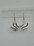 Clay Zebra Cake Earrings