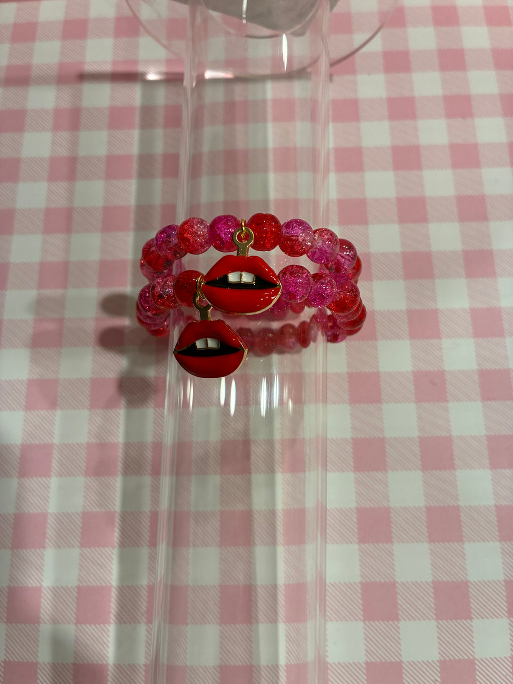 Valentine’s Kiss Beaded Bracelet