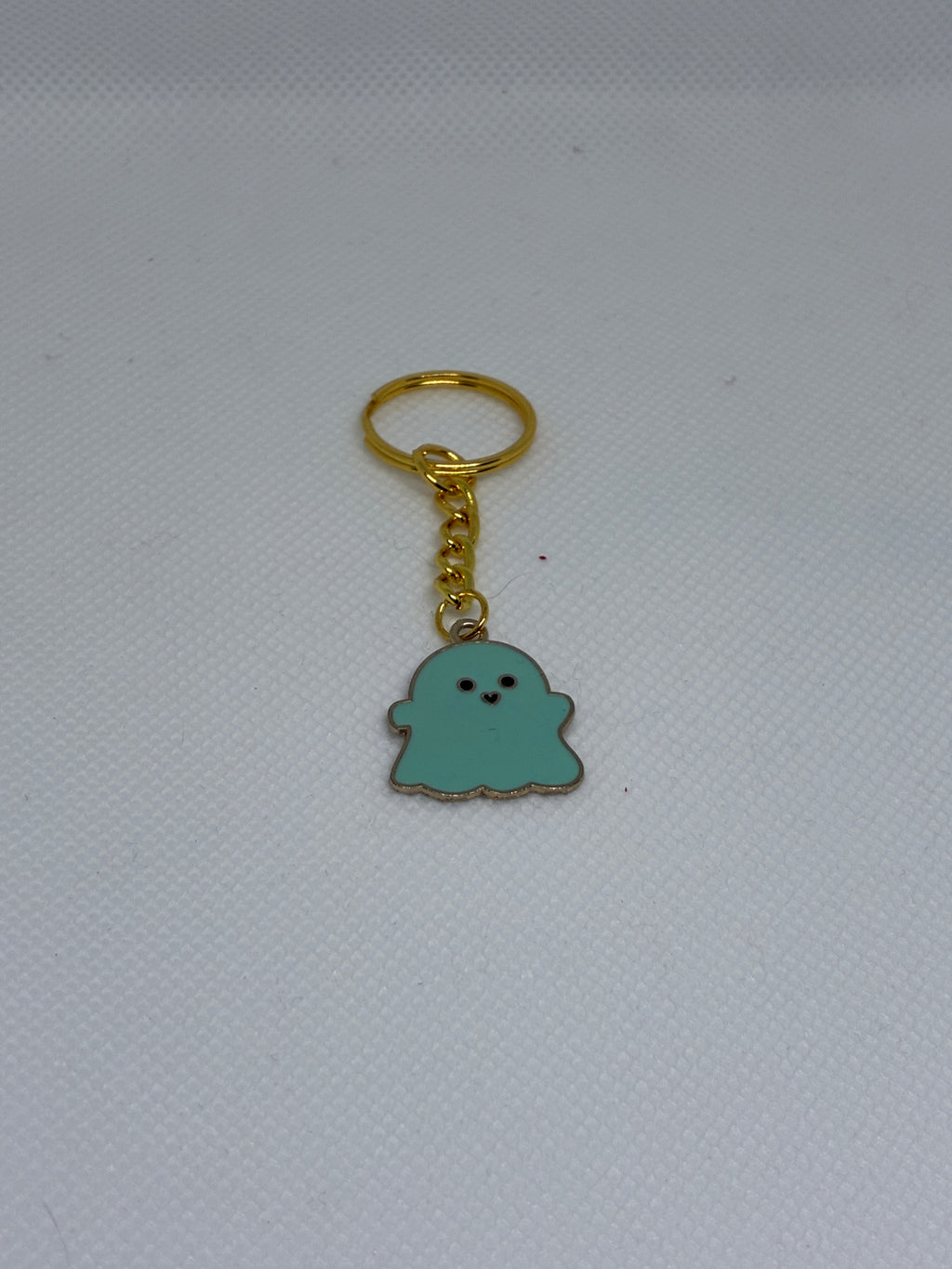 Teal Ghost Keychain