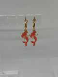 Pink Mermaid Hoops