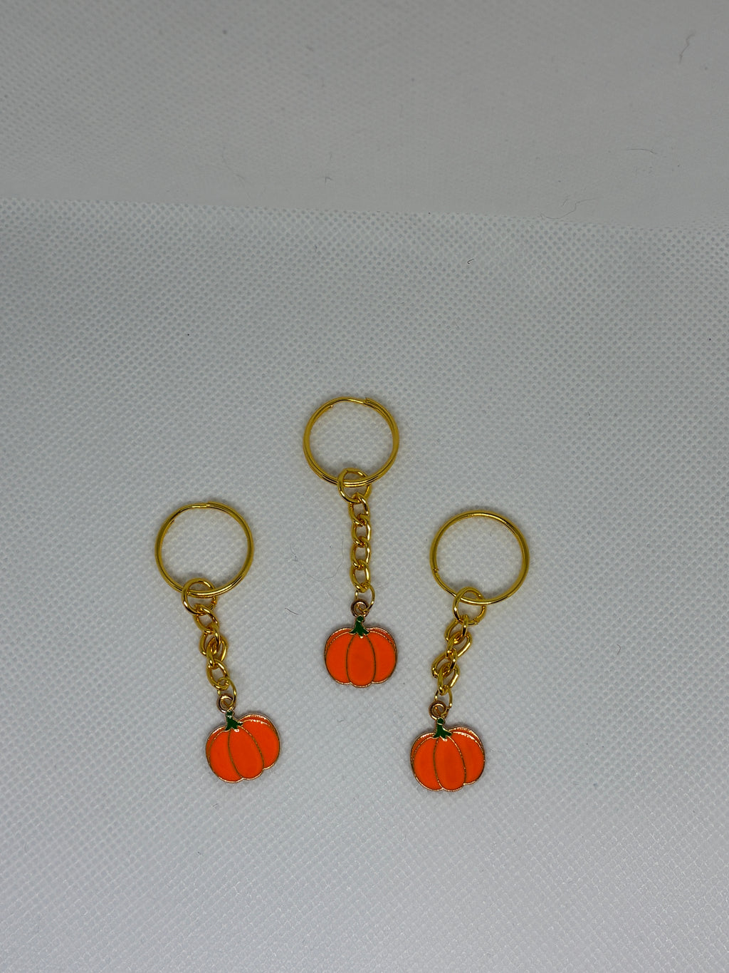 Orange Pumpkin Keychain