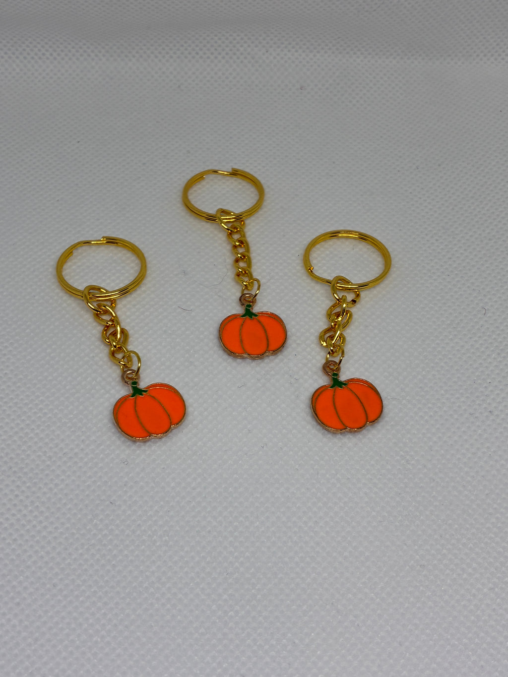 Orange Pumpkin Keychain