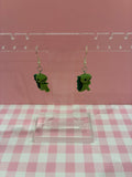 Green T-Rex Earrings