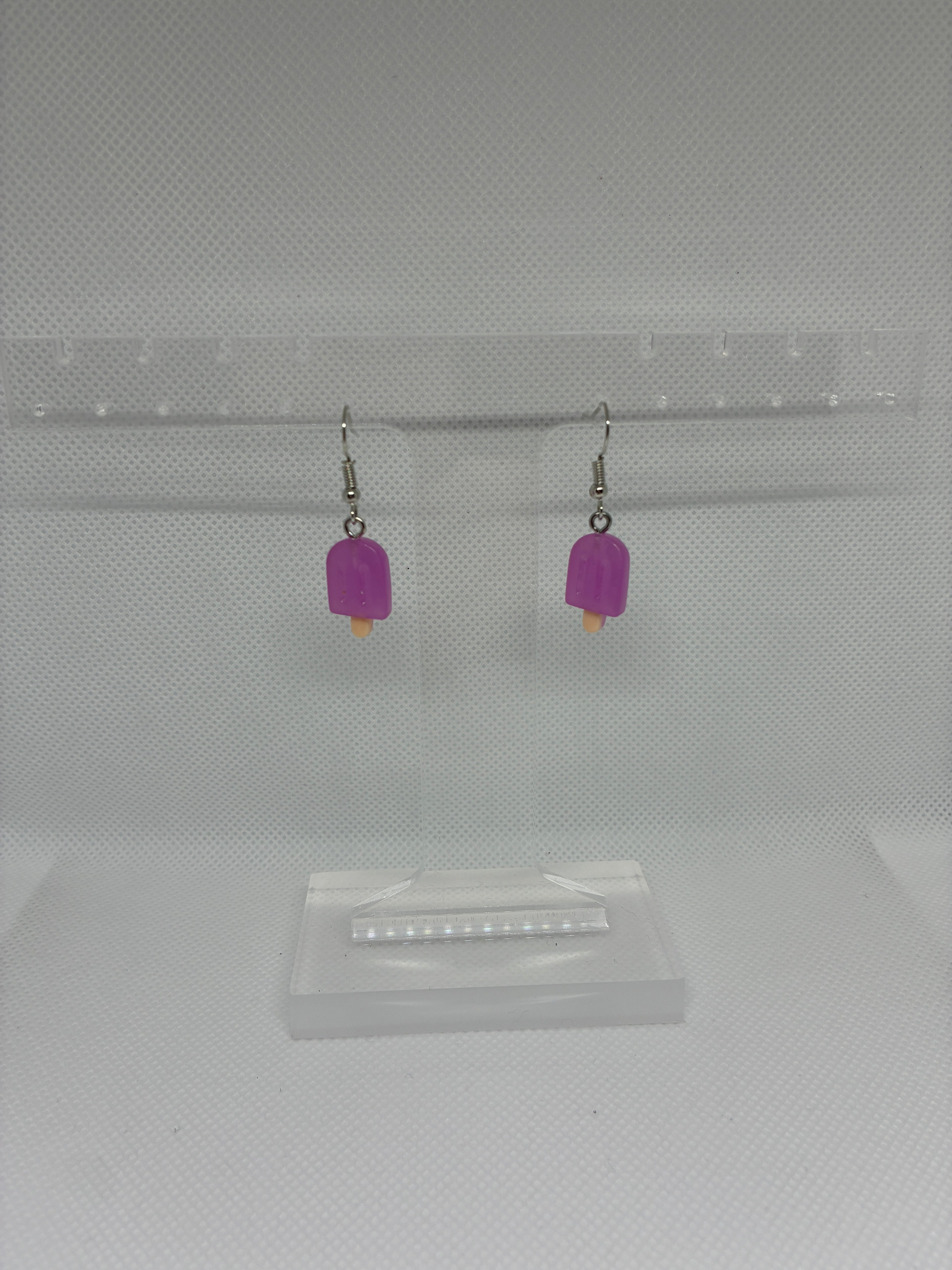 Purple Popsicle Earrings