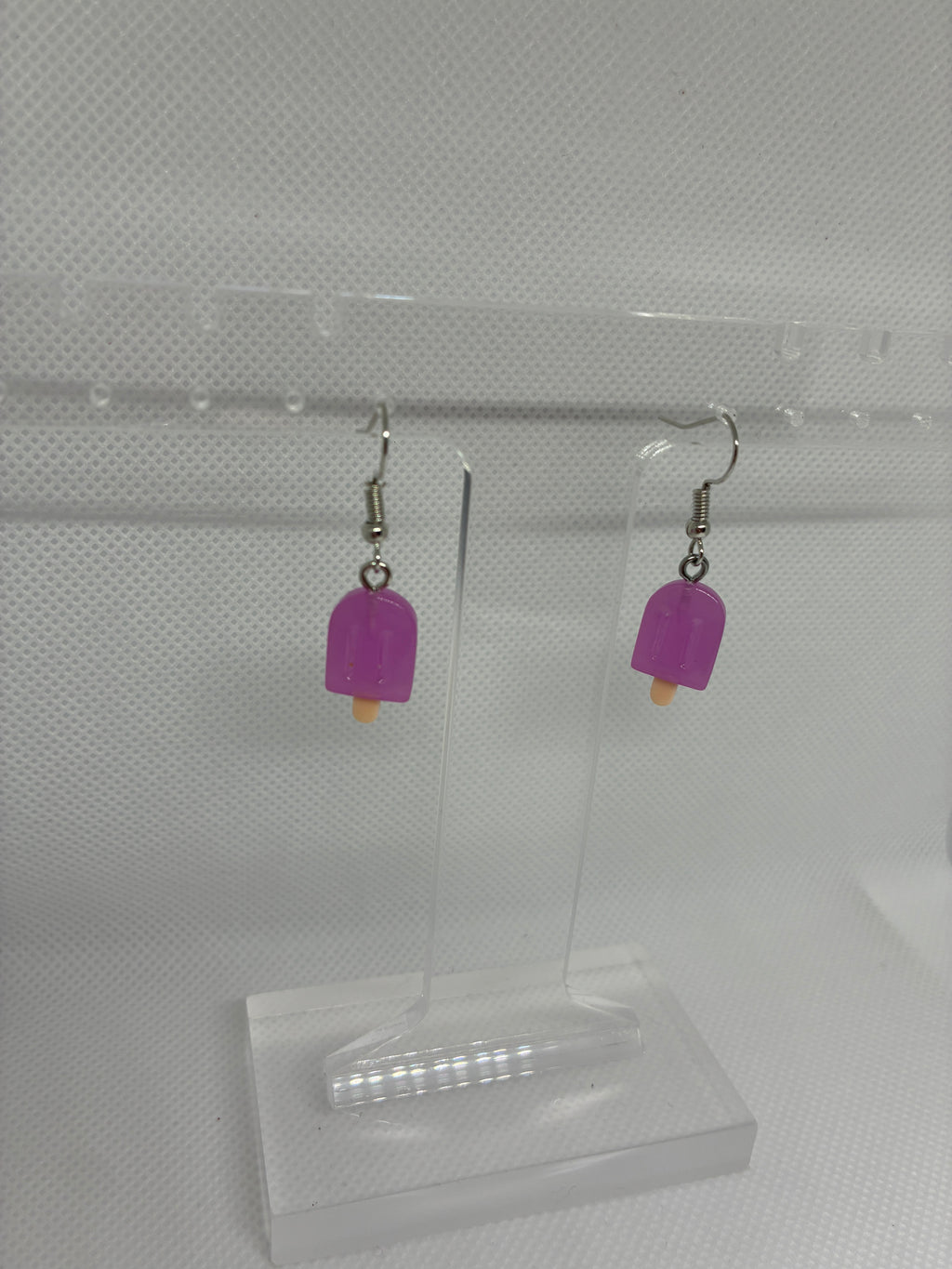 Purple Popsicle Earrings