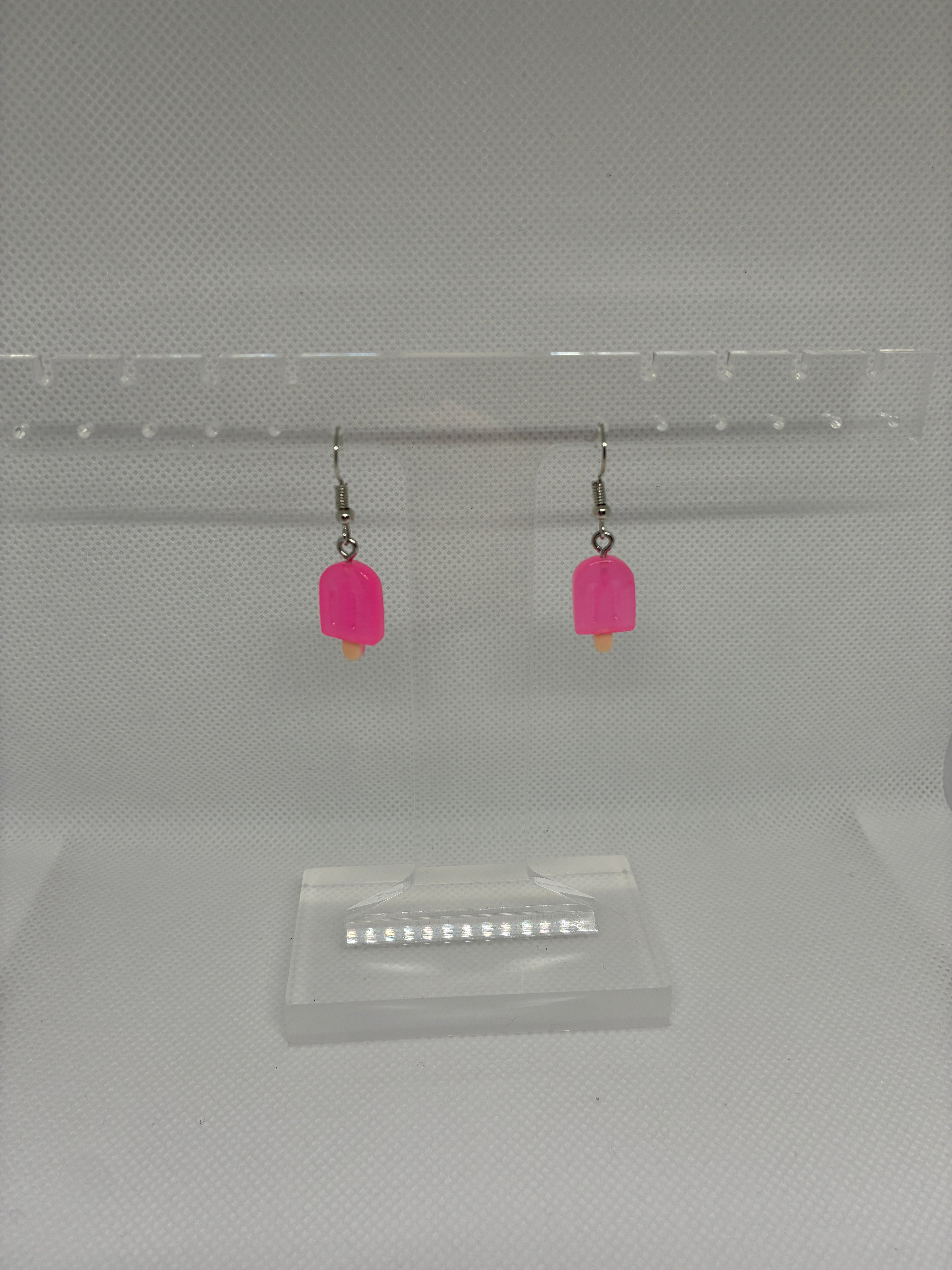 Pink Popsicle Earrings
