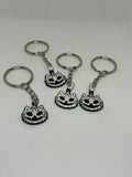 Skeleton Cat Keychain