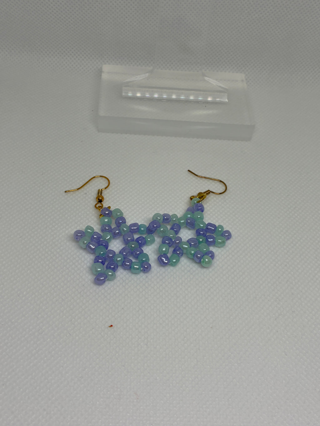 Sea Star Glass Bead Earrings