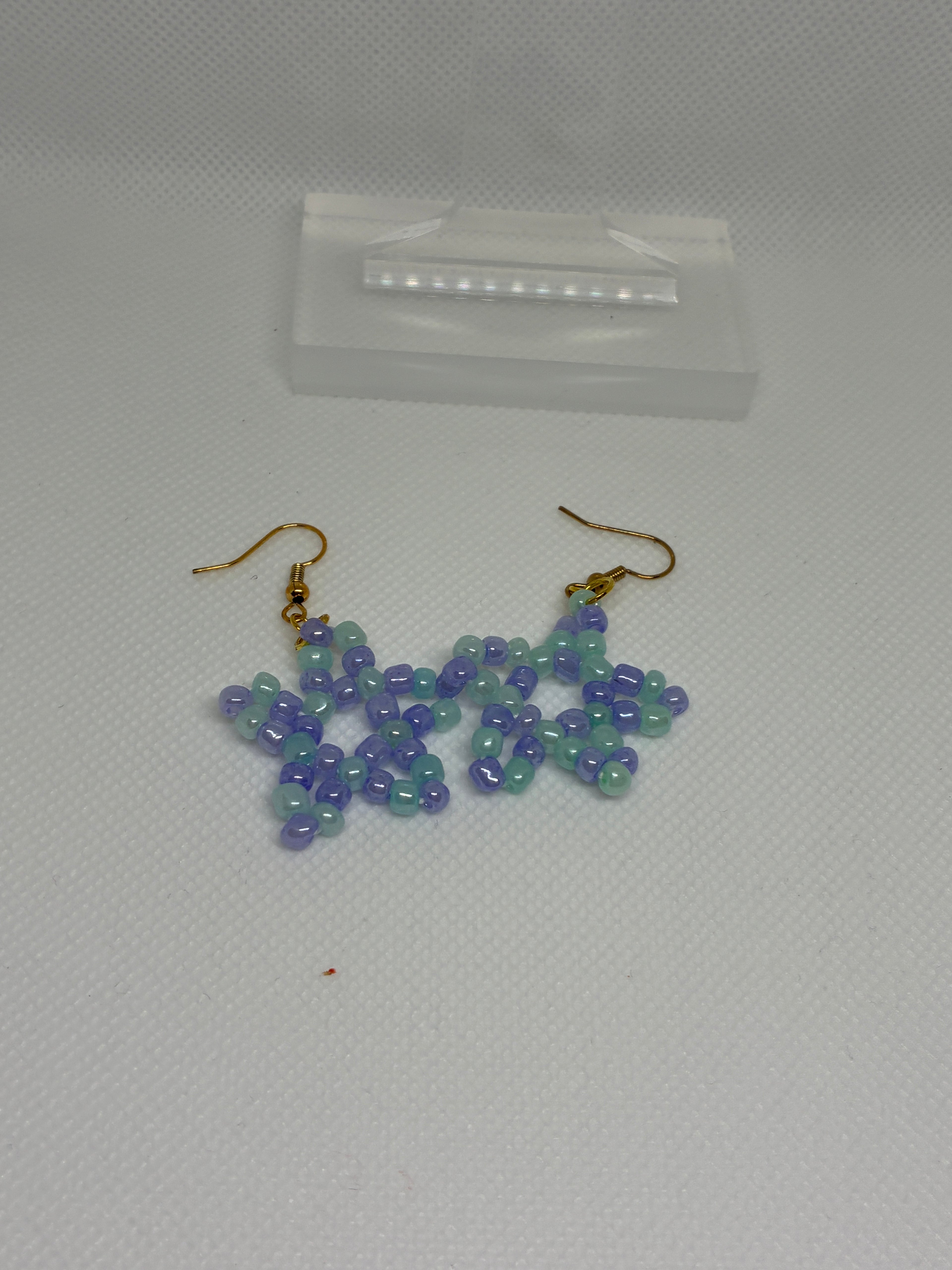 Sea Star Glass Bead Earrings