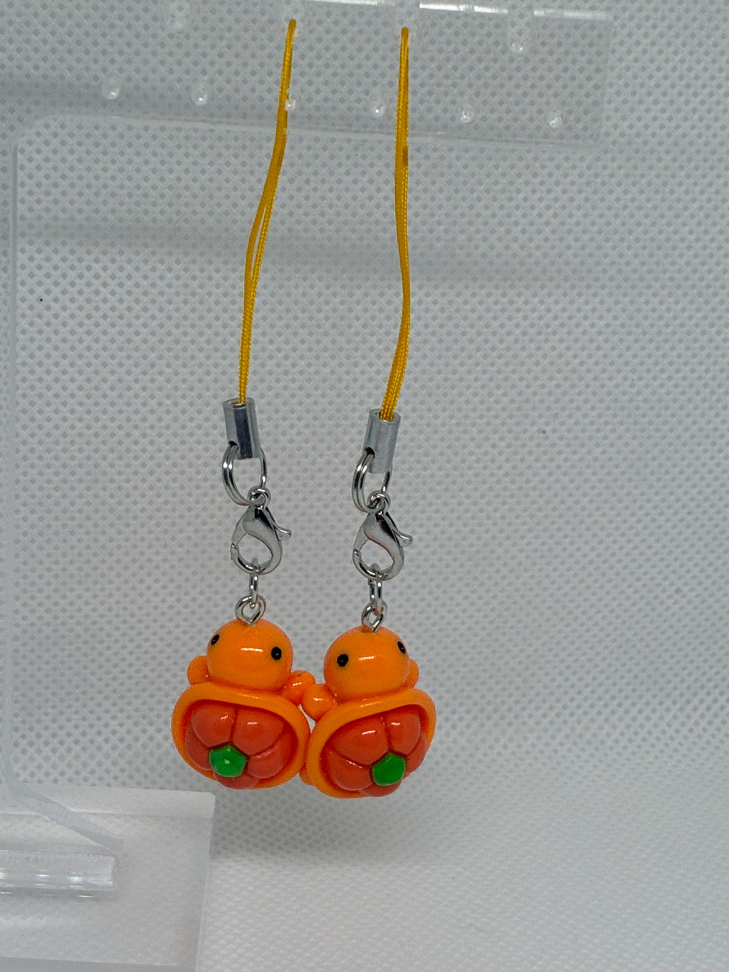 Pumpkin Turtle Phone Charm