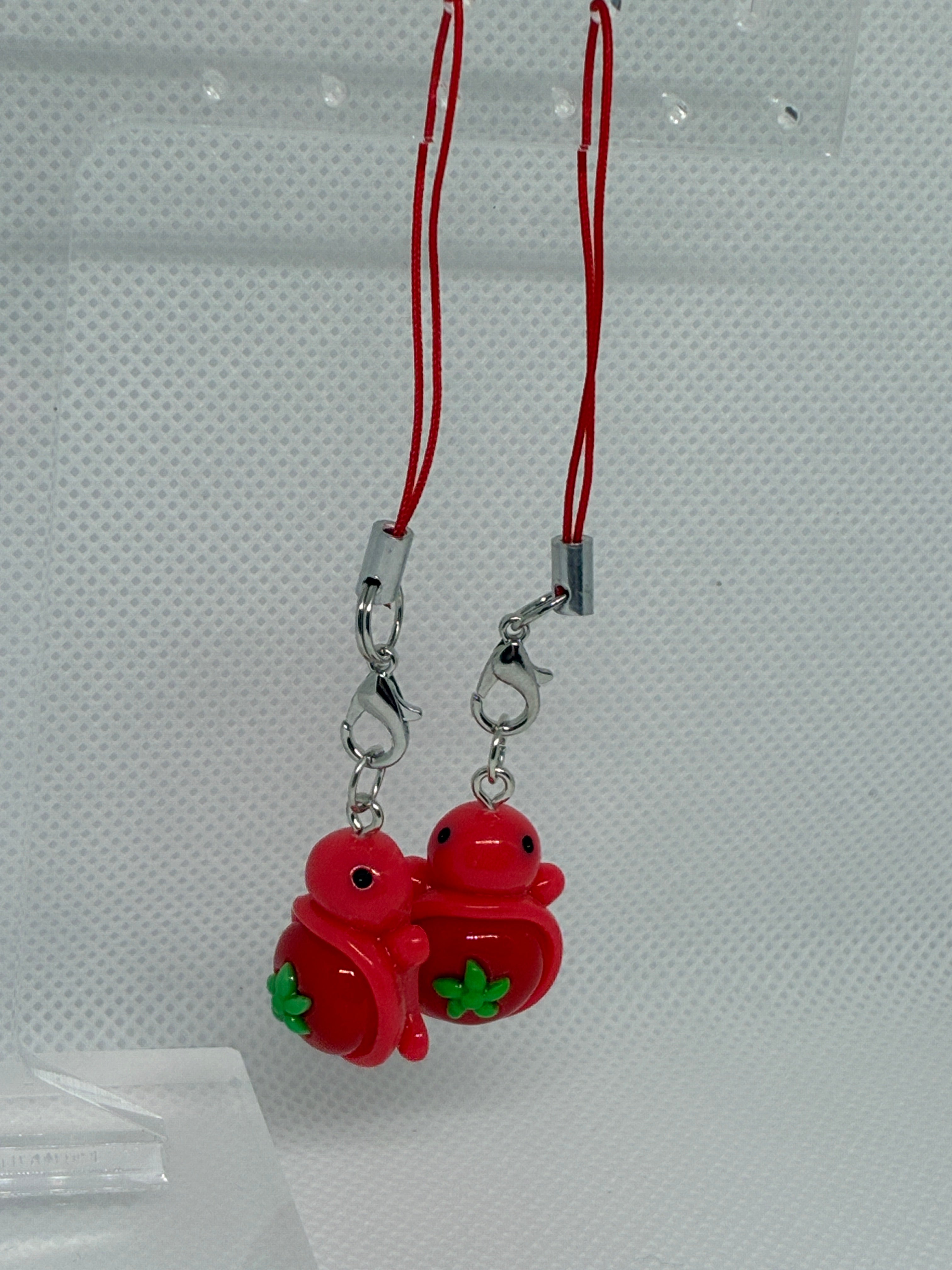 Tomato Turtle Phone Charm