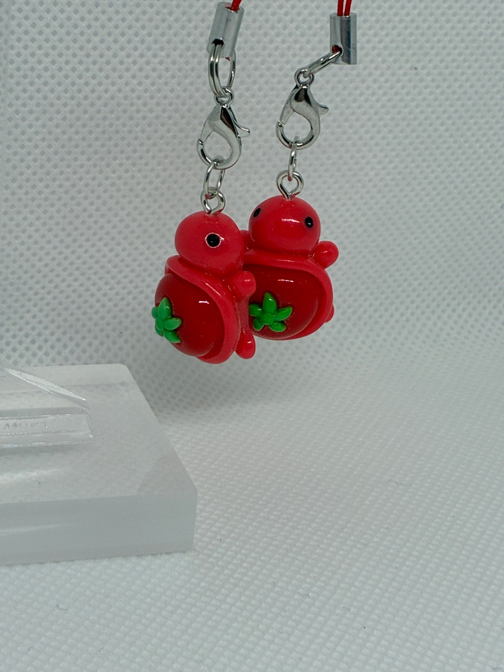 Tomato Turtle Phone Charm