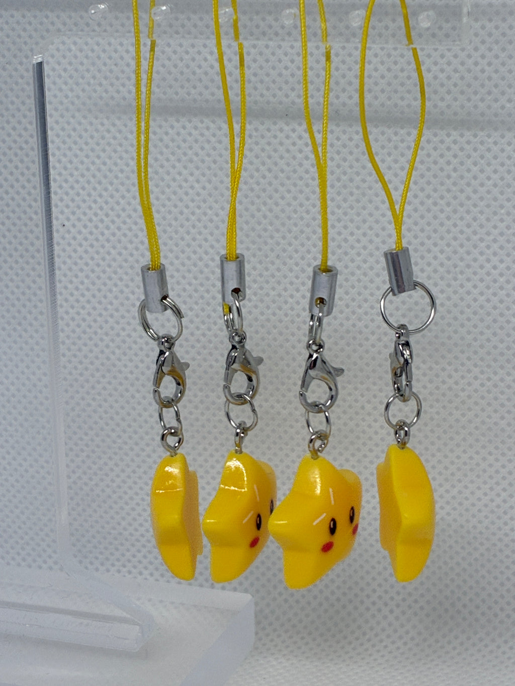 Mario Star Phone Charm