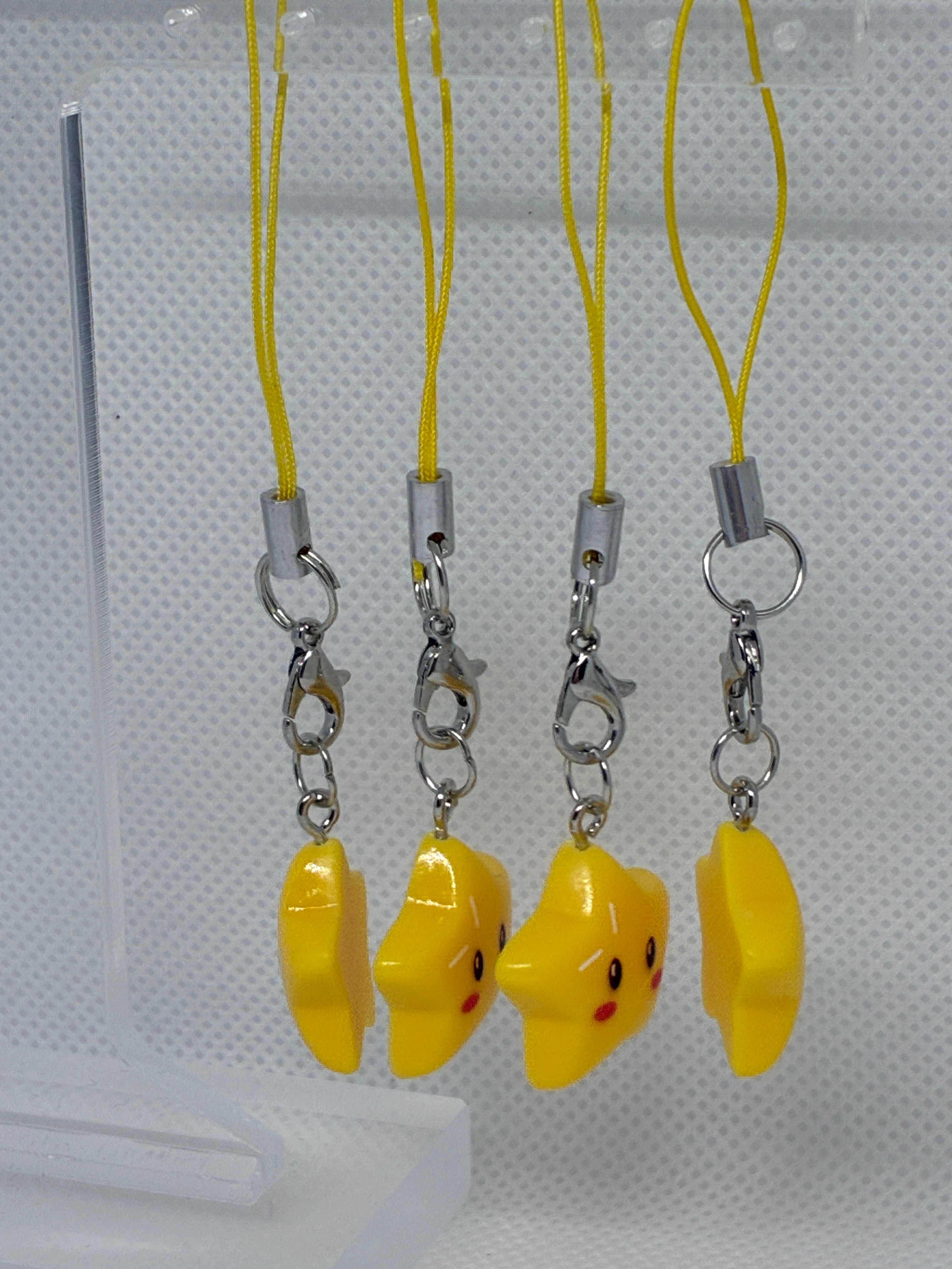 Mario Star Phone Charm