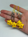 Mario Star Phone Charm